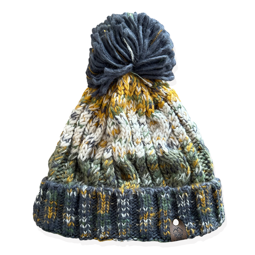 Corkscrew Bobble Hat