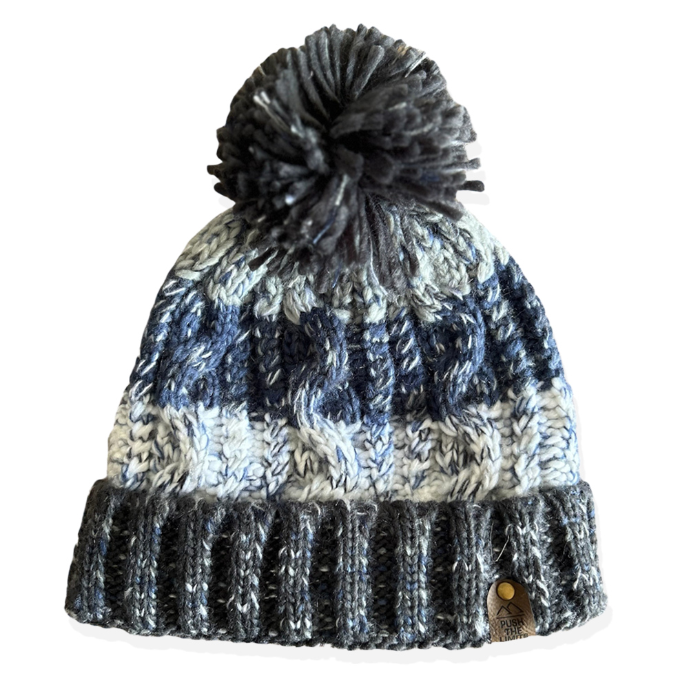 Corkscrew Bobble Hat