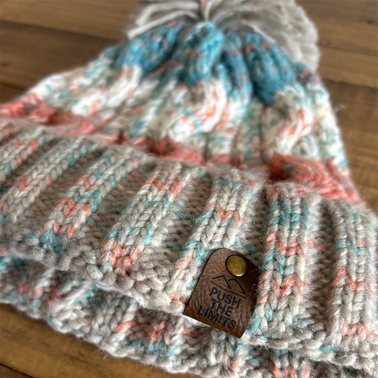 Corkscrew Bobble Hat